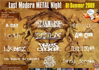 Last Modern Metal Night Of Summer 2009